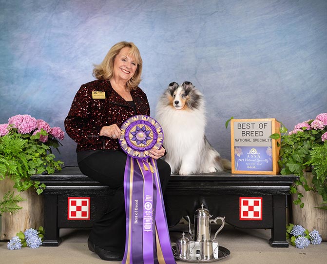 Eli with Breed Judge